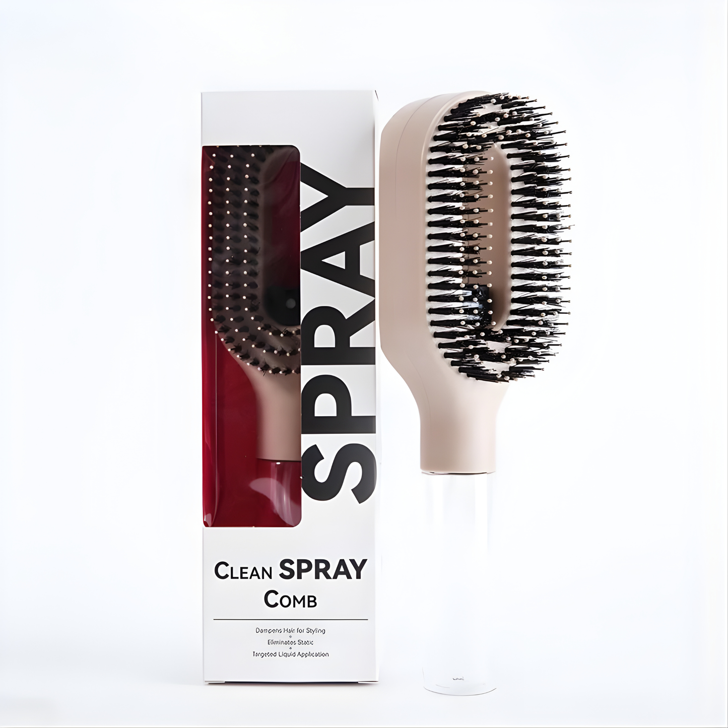 Daily Mist & Massage Detangler
2-in-1 Hydrating Scalp Brush