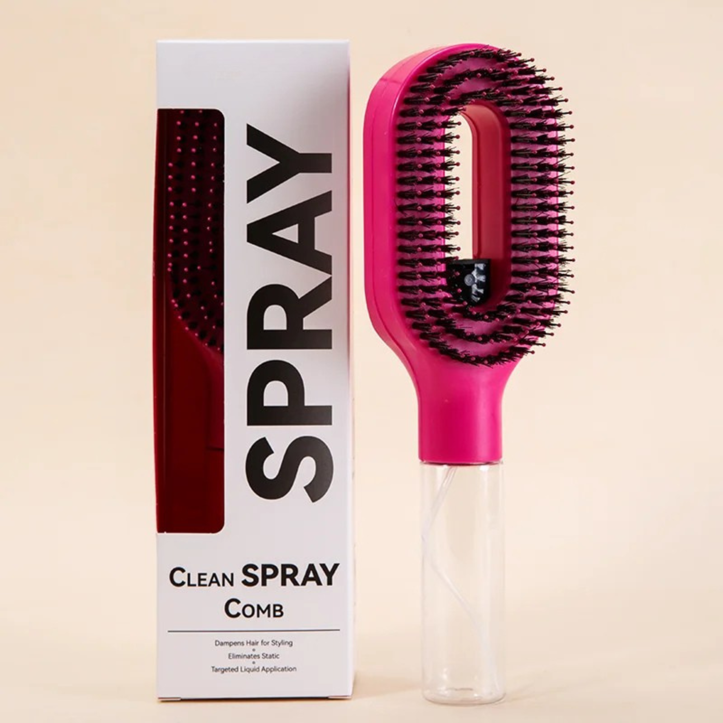 Daily Mist & Massage Detangler
2-in-1 Hydrating Scalp Brush