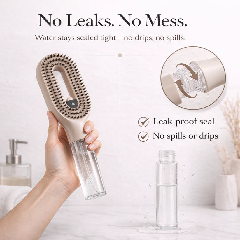 Daily Mist & Massage Detangler
2-in-1 Hydrating Scalp Brush